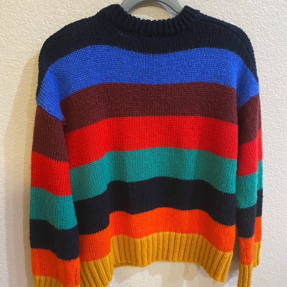 ❌SOLD ❌Urban Outfitters Rainbow Sweater - small - Picture 3 of 9
